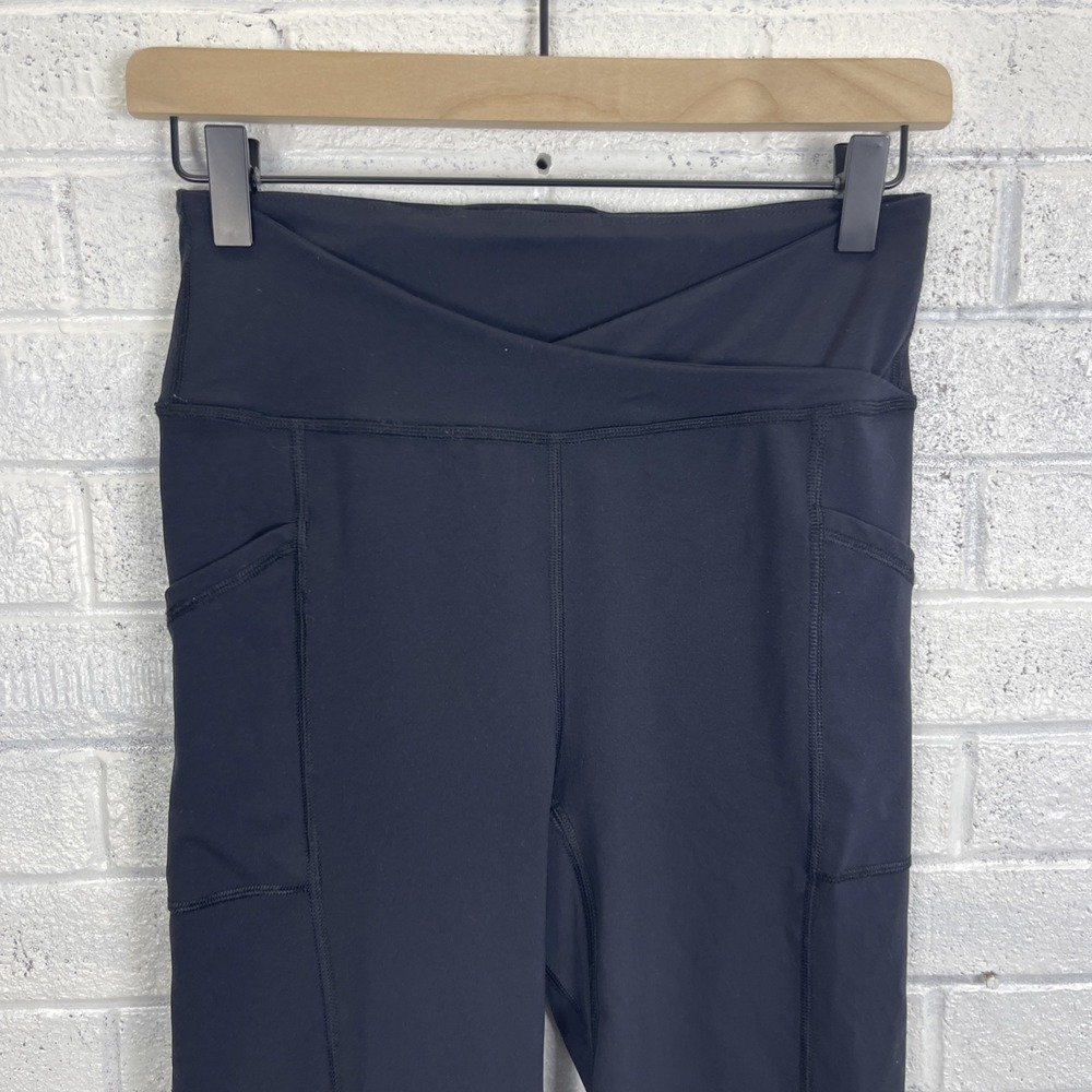 Free People Movement Shanti Straight Leg Womens Size S Black Yoga Stretch - Picture 2 of 15